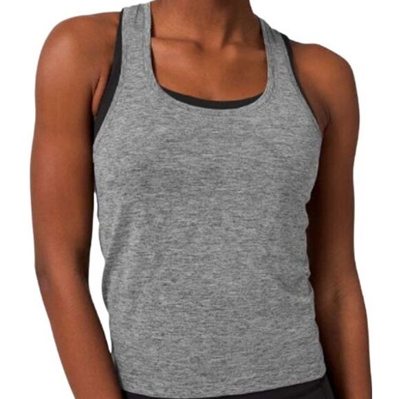 Lululemon Swiftly Tech Racerback 2.0 *Race Length Graphite Grey / Silver Drop 8 - Picture 1 of 7